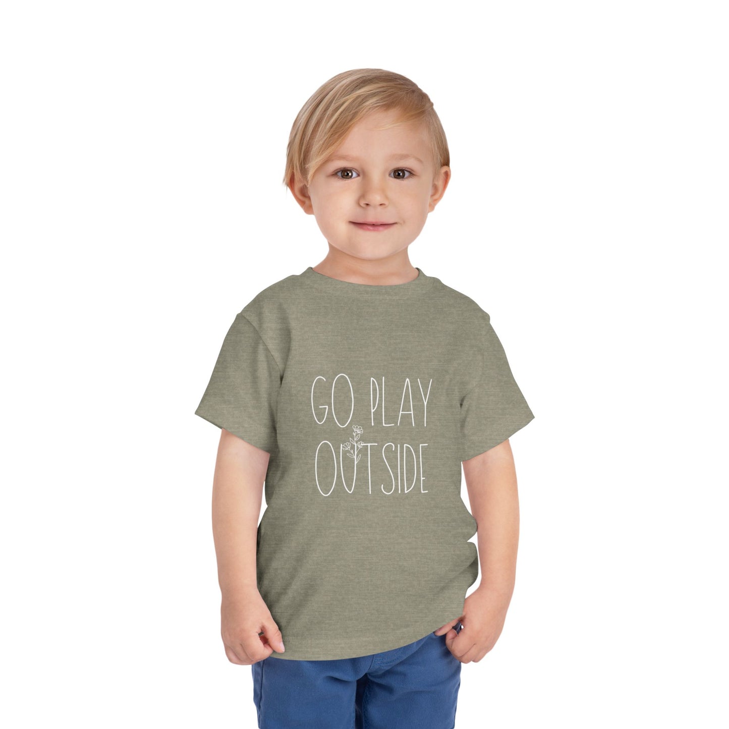 Toddler Short Sleeve Tee - "Sacred Childhood" Inspirational Tee for Little Dreamers, Kids Gift, Birthday, Playtime, Everyday Wear