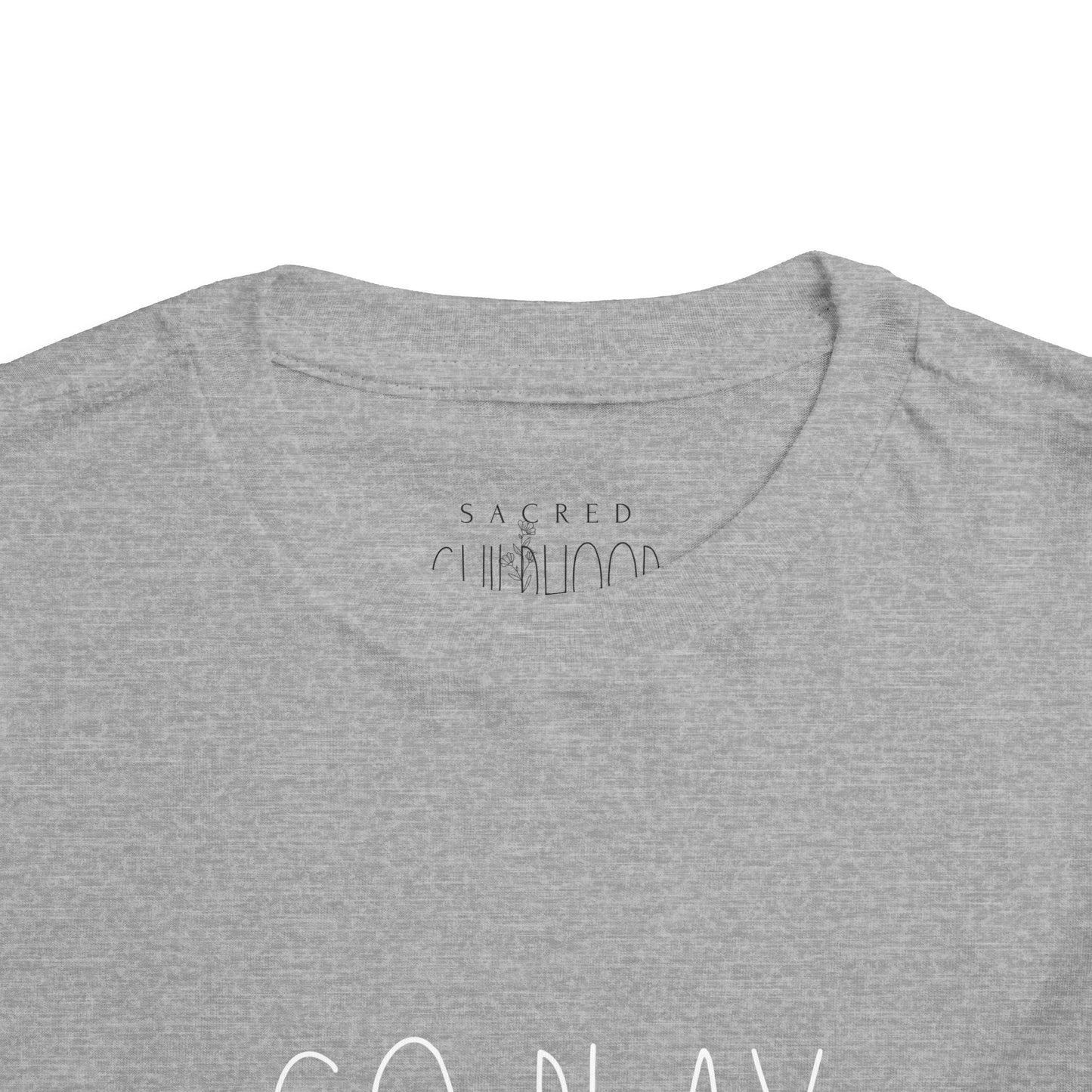 Toddler Short Sleeve Tee - "Sacred Childhood" Inspirational Tee for Little Dreamers, Kids Gift, Birthday, Playtime, Everyday Wear