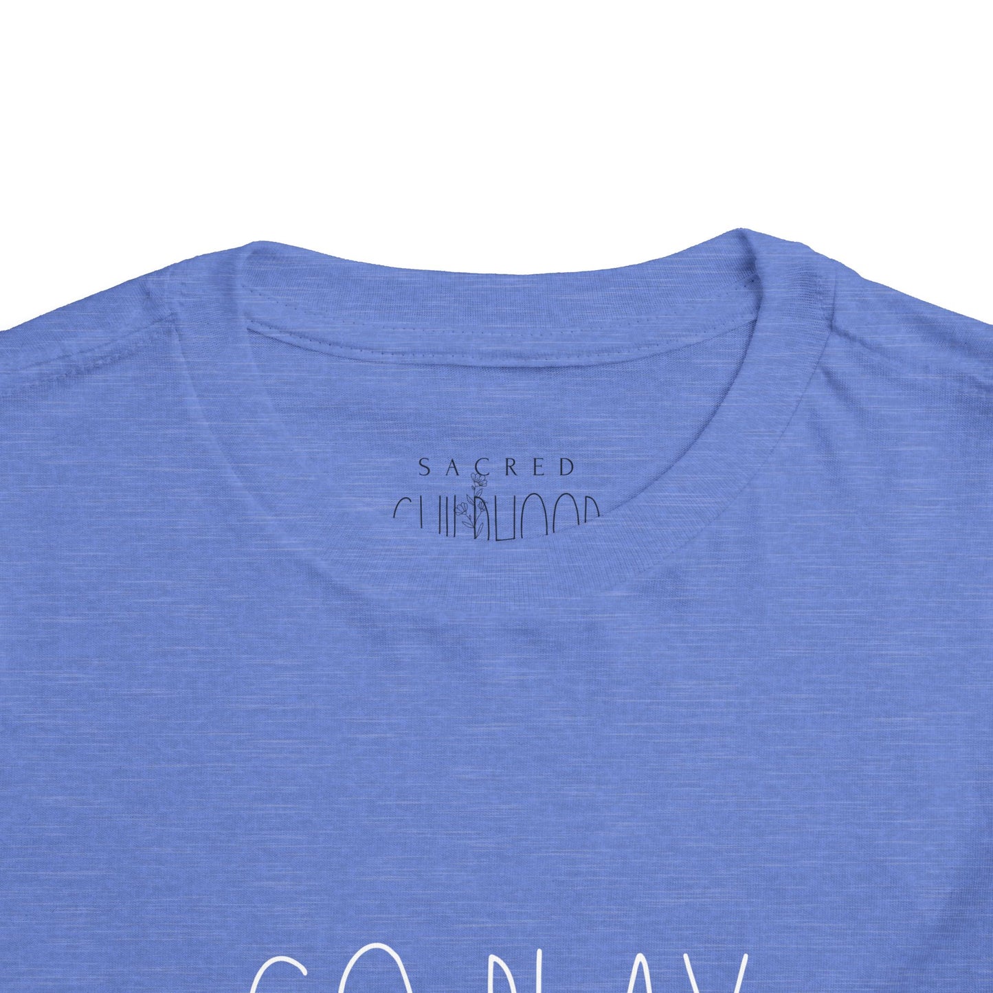 Toddler Short Sleeve Tee - "Sacred Childhood" Inspirational Tee for Little Dreamers, Kids Gift, Birthday, Playtime, Everyday Wear