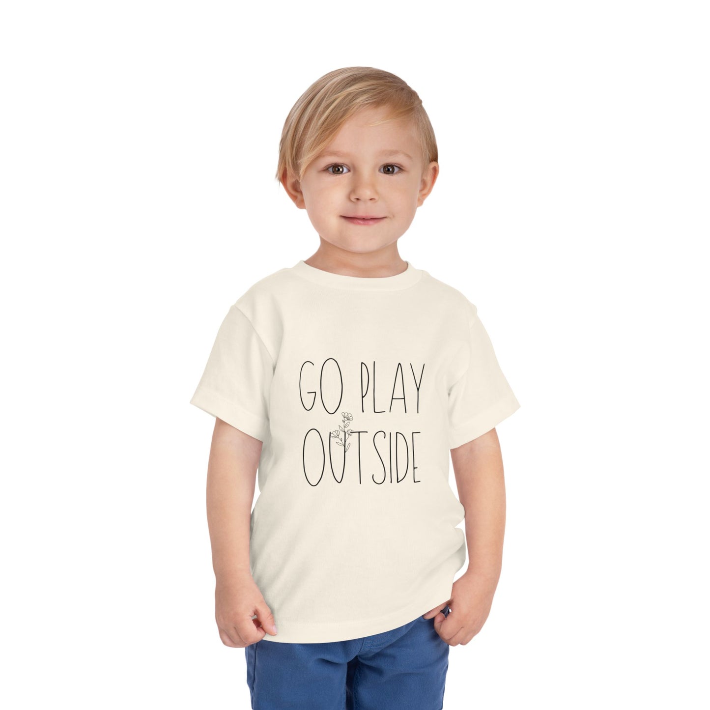 Toddler Short Sleeve Tee - "Sacred Childhood" Inspirational Tee for Little Dreamers, Kids Gift, Birthday, Playtime, Everyday Wear