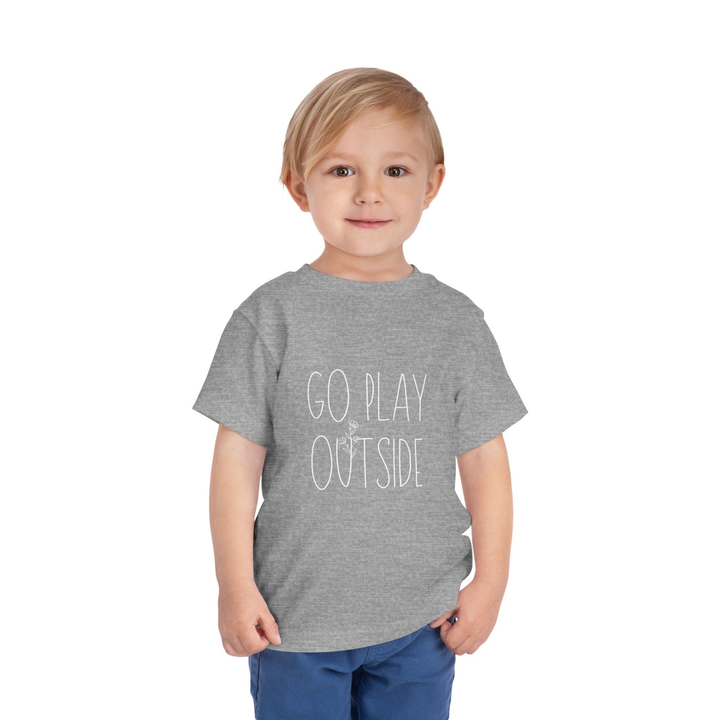 Toddler Short Sleeve Tee - "Sacred Childhood" Inspirational Tee for Little Dreamers, Kids Gift, Birthday, Playtime, Everyday Wear