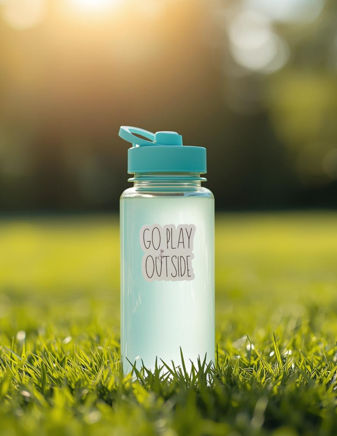 Water Bottle Sticker - Go Play Outside