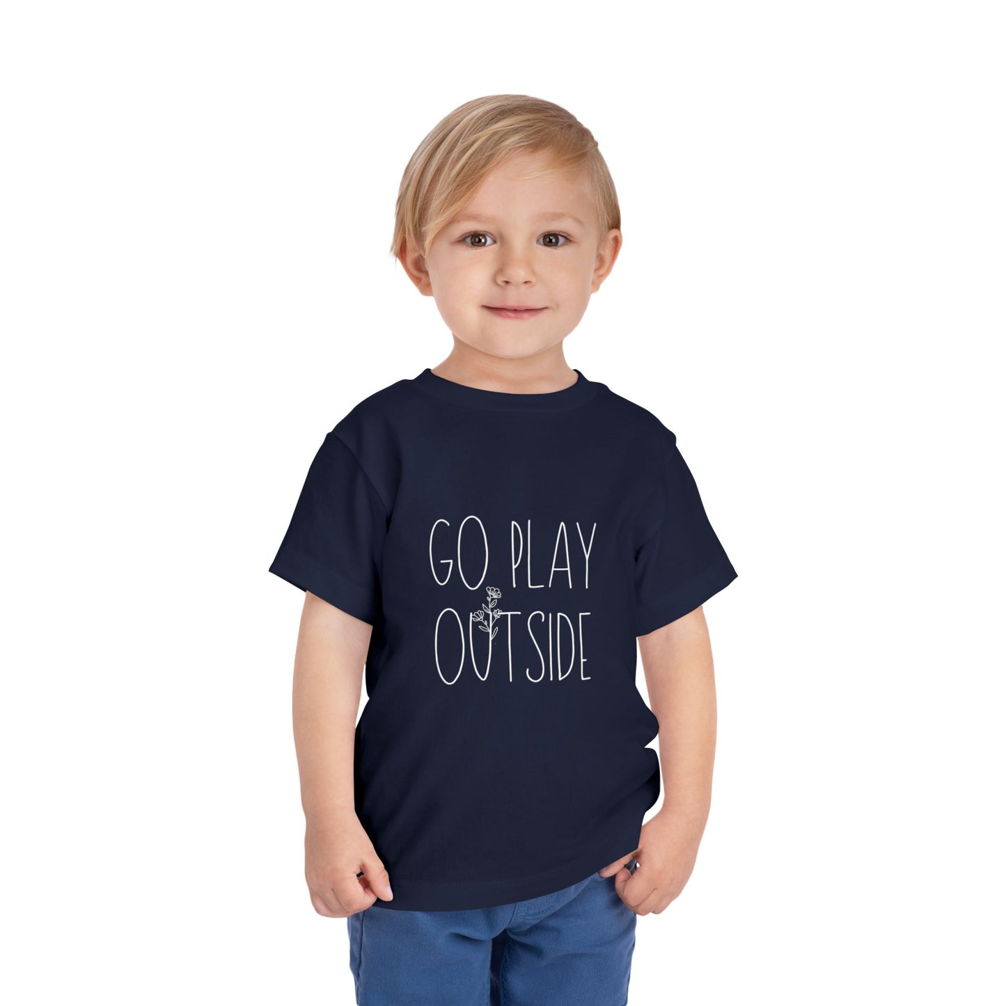 Toddler Short Sleeve Tee - "Sacred Childhood" Inspirational Tee for Little Dreamers, Kids Gift, Birthday, Playtime, Everyday Wear