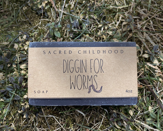 DIGGIN FOR WORMS - all natural bar soap