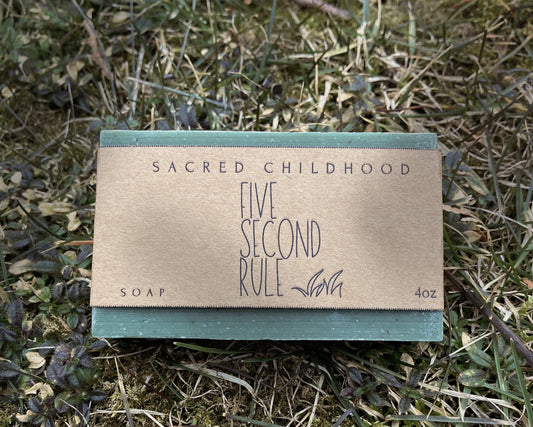 FIVE SECOND RULE - all natural bar soap