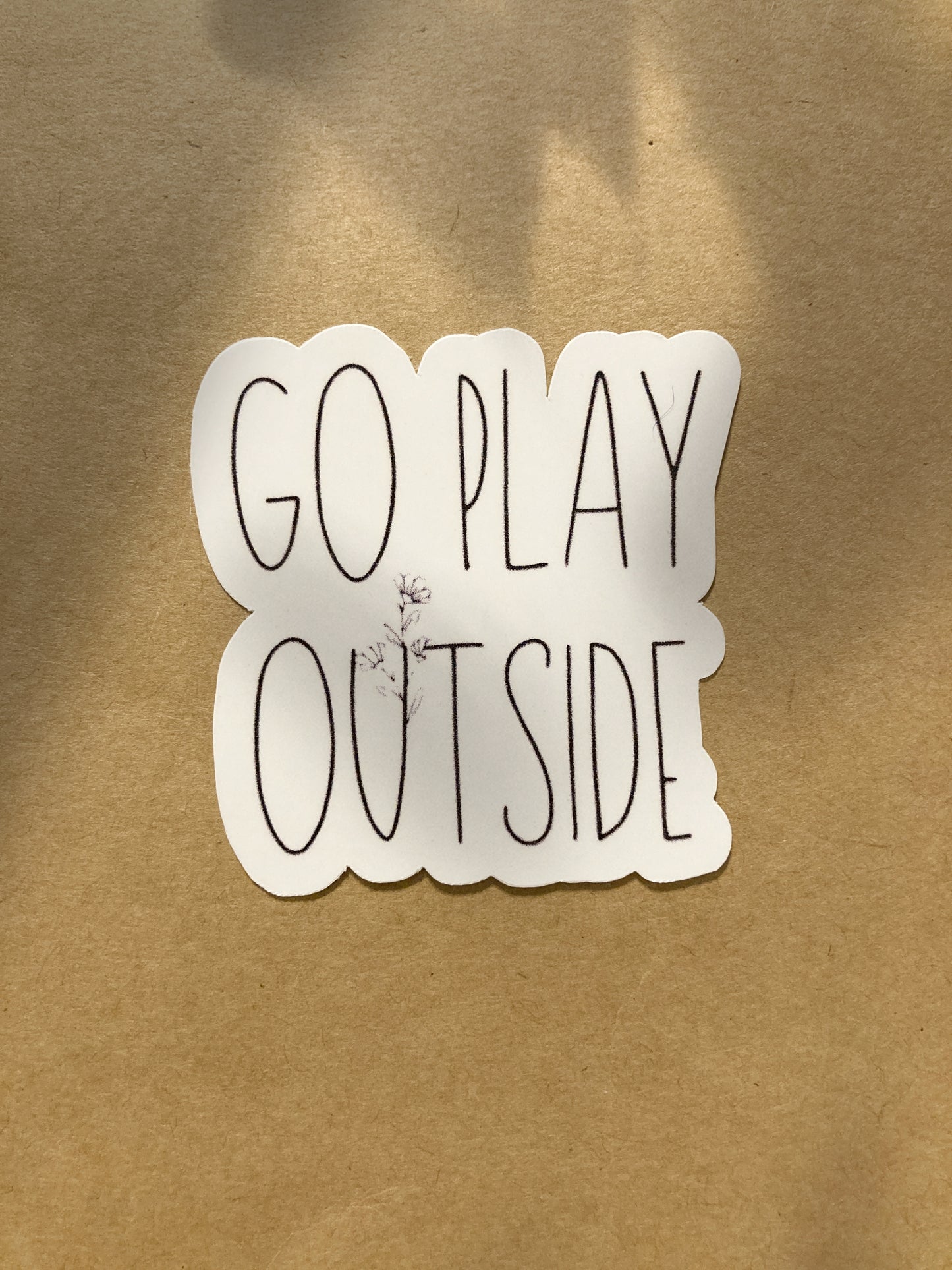 Water Bottle Sticker - Go Play Outside